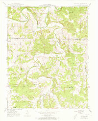 Download a high-resolution, GPS-compatible USGS topo map for Oak Hill, MO (1973 edition)