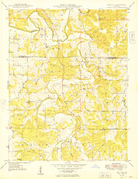 Download a high-resolution, GPS-compatible USGS topo map for Oak Hill, MO (1949 edition)