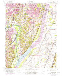 Download a high-resolution, GPS-compatible USGS topo map for Oakville, MO (1975 edition)