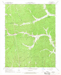 Download a high-resolution, GPS-compatible USGS topo map for Oates, MO (1968 edition)