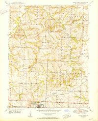 Download a high-resolution, GPS-compatible USGS topo map for Odessa North, MO (1950 edition)