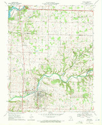 preview thumbnail of historical topo map of Ozark, MO in 1970