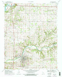 Download a high-resolution, GPS-compatible USGS topo map for Ozark, MO (1976 edition)