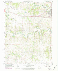 Download a high-resolution, GPS-compatible USGS topo map for Paris West, MO (1984 edition)