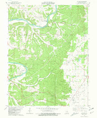 Download a high-resolution, GPS-compatible USGS topo map for Paydown, MO (1981 edition)
