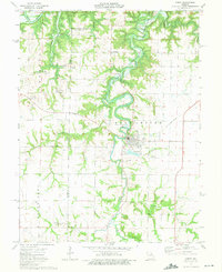 preview thumbnail of historical topo map of Perry, MO in 1973