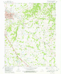 Download a high-resolution, GPS-compatible USGS topo map for Perryville East, MO (1980 edition)