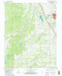 Download a high-resolution, GPS-compatible USGS topo map for Perryville West, MO (1980 edition)