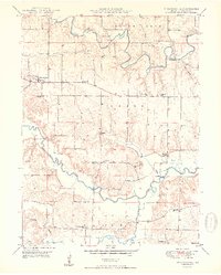 Download a high-resolution, GPS-compatible USGS topo map for Philadelphia, MO (1950 edition)