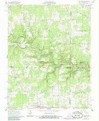 preview thumbnail of historical topo map of Texas County, MO in 1968