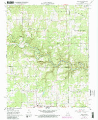 Download a high-resolution, GPS-compatible USGS topo map for Pine Crest, MO (1985 edition)