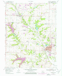 Download a high-resolution, GPS-compatible USGS topo map for Pleasant Hill, MO (1976 edition)