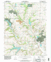 Download a high-resolution, GPS-compatible USGS topo map for Pleasant Hill, MO (1995 edition)