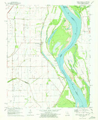 preview thumbnail of historical topo map of New Madrid County, MO in 1971