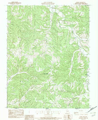 Download a high-resolution, GPS-compatible USGS topo map for Powell, MO (1982 edition)