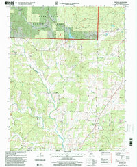 preview thumbnail of historical topo map of Ripley County, MO in 1997