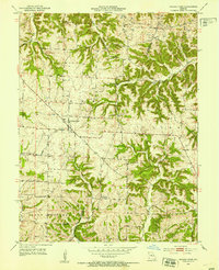 Download a high-resolution, GPS-compatible USGS topo map for Prairie Home, MO (1953 edition)