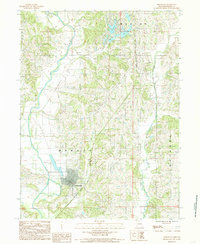 preview thumbnail of historical topo map of Princeton, MO in 1984