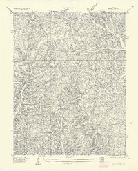 Download a high-resolution, GPS-compatible USGS topo map for Proctor Creek, MO (1957 edition)
