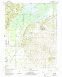 preview thumbnail of historical topo map of Puxico, MO in 1962