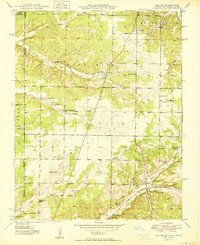 preview thumbnail of historical topo map of Newton County, MO in 1950