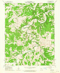 Download a high-resolution, GPS-compatible USGS topo map for Redbird, MO (1964 edition)