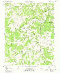 Download a high-resolution, GPS-compatible USGS topo map for Redbird, MO (1980 edition)