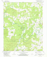 Download a high-resolution, GPS-compatible USGS topo map for Rhodes Mountain, MO (1980 edition)