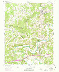 Download a high-resolution, GPS-compatible USGS topo map for Richland, MO (1977 edition)