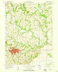 Download a high-resolution, GPS-compatible USGS topo map for Richmond, MO (1958 edition)