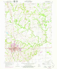 Download a high-resolution, GPS-compatible USGS topo map for Richmond, MO (1979 edition)