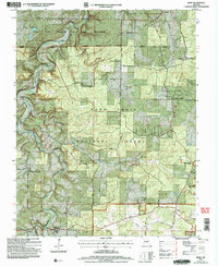 preview thumbnail of historical topo map of Texas County, MO in 2004