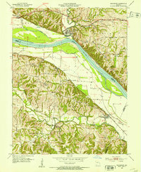 Download a high-resolution, GPS-compatible USGS topo map for Rocheport, MO (1953 edition)