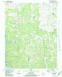 Download a high-resolution, GPS-compatible USGS topo map for Rocky Mount, MO (1983 edition)