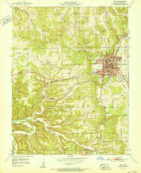 1951 Map of Rolla, MO