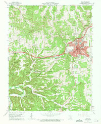preview thumbnail of historical topo map of Rolla, MO in 1963