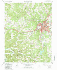 preview thumbnail of historical topo map of Rolla, MO in 1985