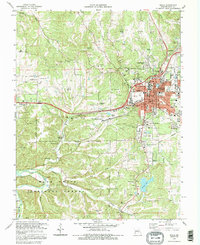 preview thumbnail of historical topo map of Rolla, MO in 1992
