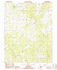 preview thumbnail of historical topo map of Oregon County, MO in 1986