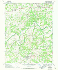 Download a high-resolution, GPS-compatible USGS topo map for Russellville, MO (1971 edition)