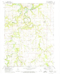 Download a high-resolution, GPS-compatible USGS topo map for Santa Fe, MO (1974 edition)