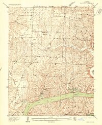 preview thumbnail of historical topo map of Benton County, MO in 1936