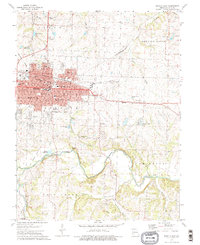 Download a high-resolution, GPS-compatible USGS topo map for Sedalia East, MO (1975 edition)