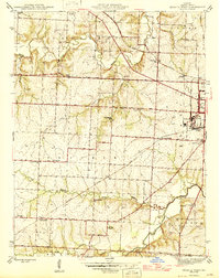 Download a high-resolution, GPS-compatible USGS topo map for Sedalia West, MO (1946 edition)