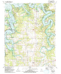Download a high-resolution, GPS-compatible USGS topo map for Sentinel, MO (1991 edition)