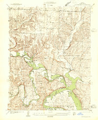 Download a high-resolution, GPS-compatible USGS topo map for Shawnee Bend, MO (1936 edition)
