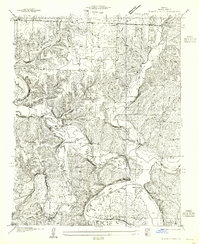 preview thumbnail of historical topo map of Benton County, MO in 1955