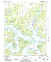 Download a high-resolution, GPS-compatible USGS topo map for Shawnee Bend, MO (1983 edition)