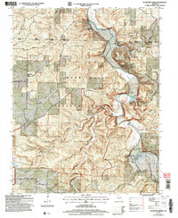 preview thumbnail of historical topo map of Texas County, MO in 2004
