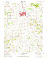 Download a high-resolution, GPS-compatible USGS topo map for Slater, MO (1973 edition)